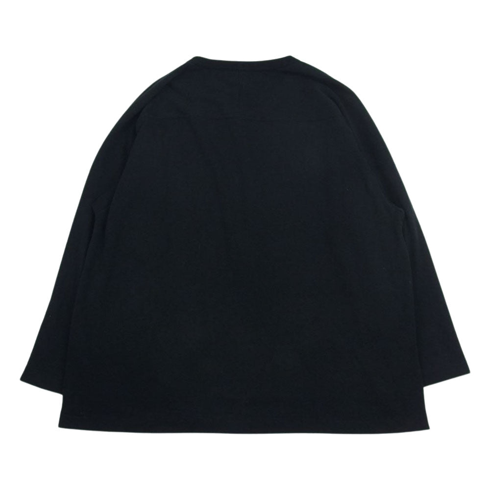 COMOLI コモリ 22SS V01-05005 フットボール Tシャツ ブラック ブラック系 3【中古】