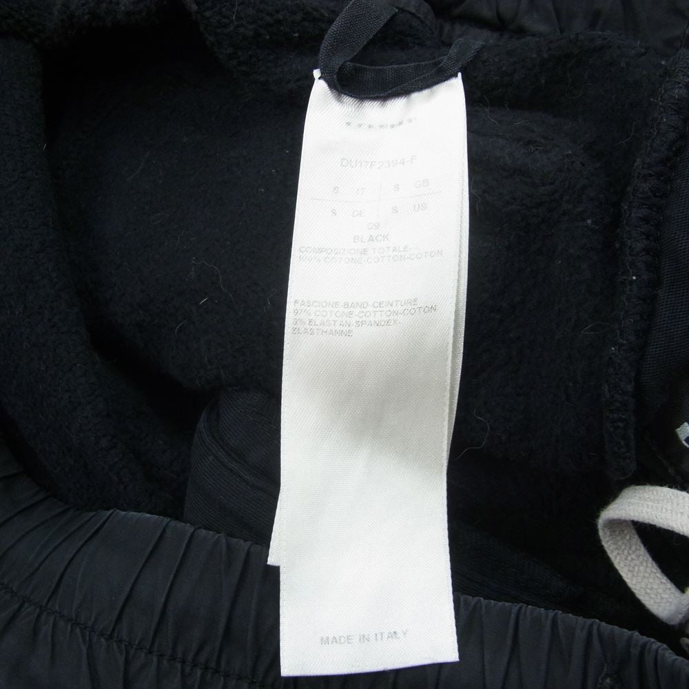 Rick Owens リックオウエンス 17AW DU17F2394-F DRKSHDW ダークシャドウ スウェット サルエル ロング パンツ ブラック系 S【中古】