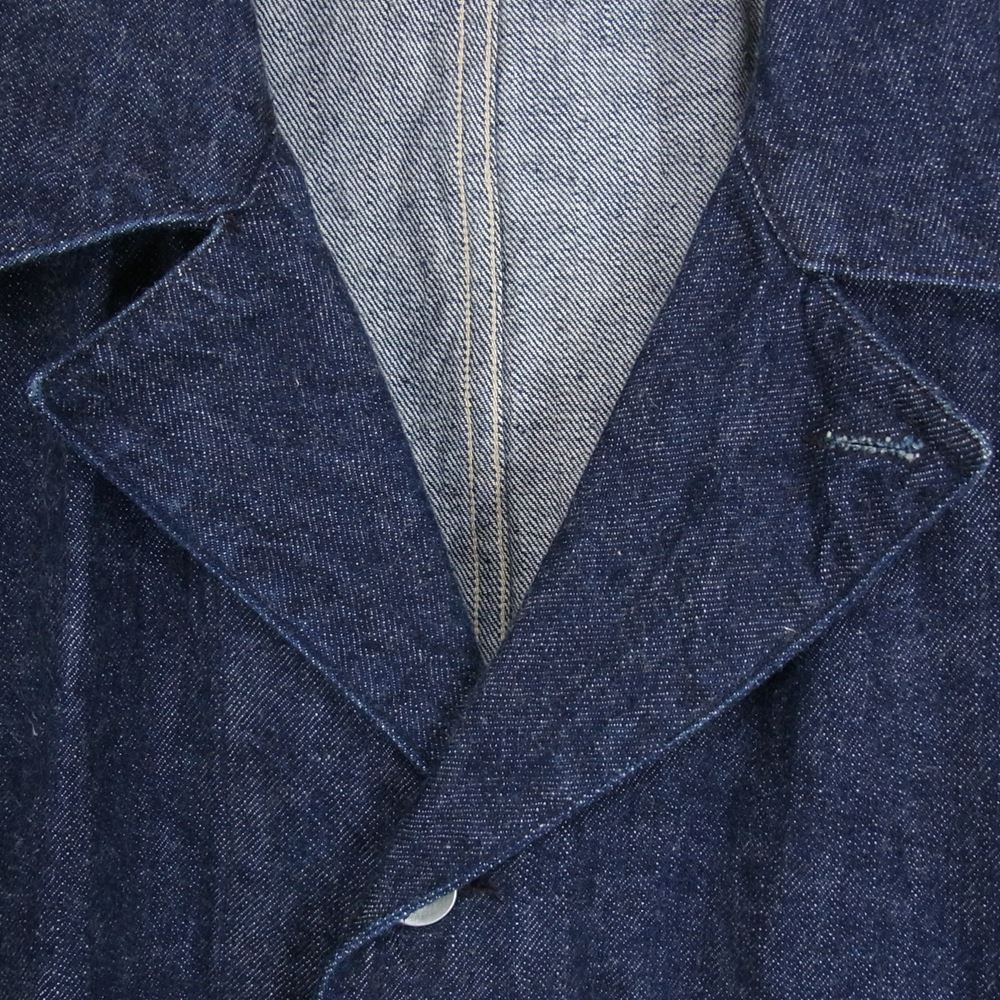 COMOLI コモリ 21AW U03-01013 カバーオール デニム ワーク ジャケット インディゴブルー系 2【中古】