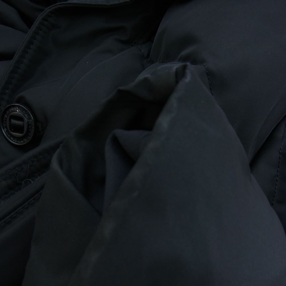 PEUTEREY ピューテリー 47283018 B品  国内正規品 HURRICANE ハリケーン 襟ラビットファー ダウンジャケット ブラック系 S【中古】