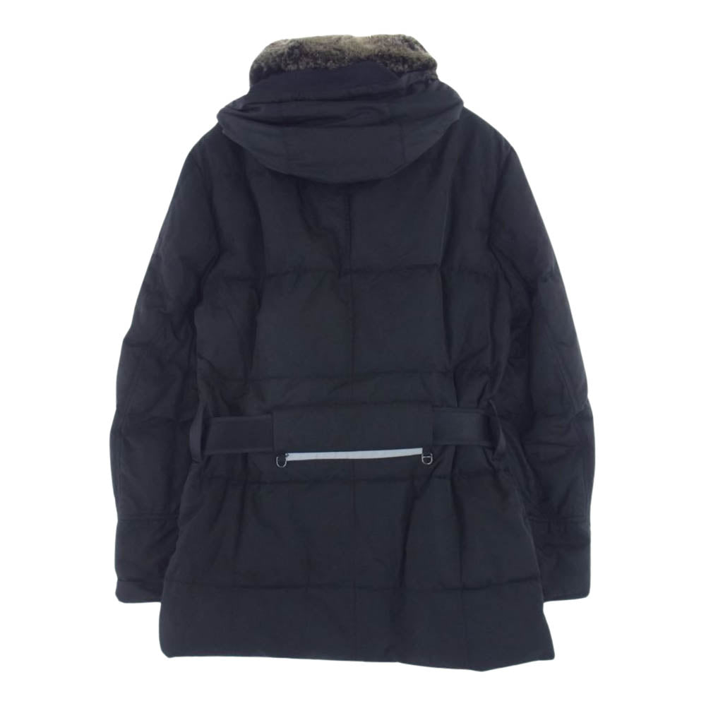 PEUTEREY ピューテリー 47293105 国内正規品 HURRICANE TXP09 ハリケーン 襟ラビットファー ダウンジャケット ブラック系 S【中古】