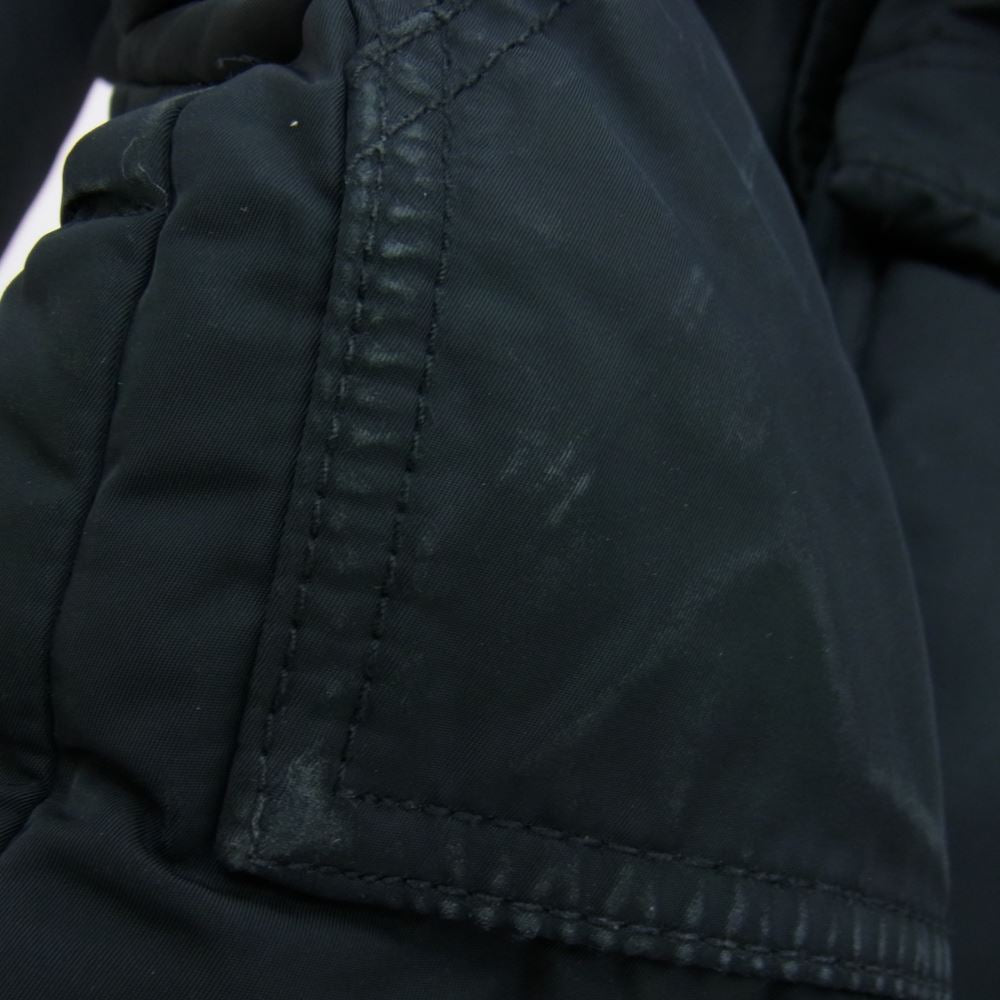 PEUTEREY ピューテリー 47293105 国内正規品 HURRICANE TXP09 ハリケーン 襟ラビットファー ダウンジャケット ブラック系 S【中古】