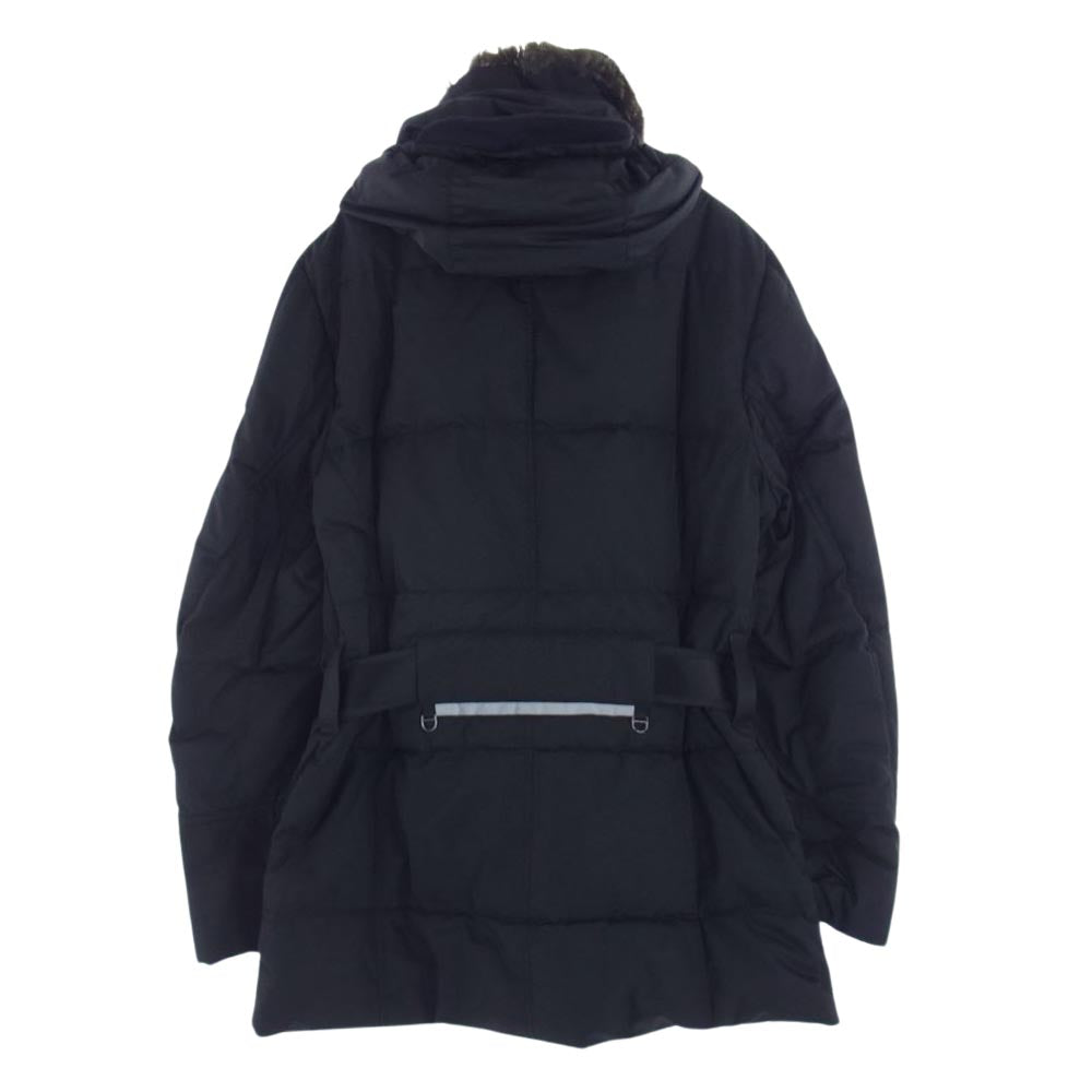 PEUTEREY ピューテリー 47293105 国内正規品 HURRICANE TXP09 ハリケーン 襟ラビットファー ダウンジャケット ブラック系 S【中古】