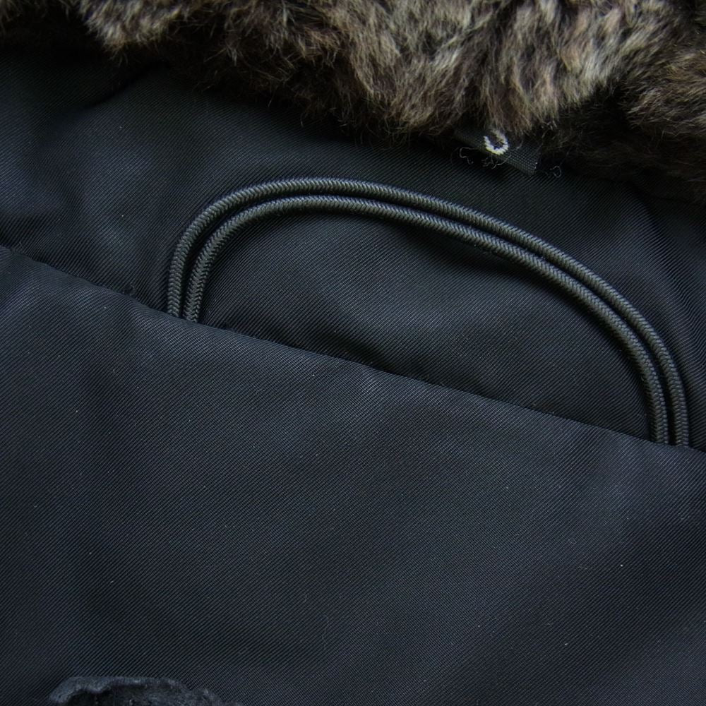 PEUTEREY ピューテリー 47283018 国内正規品 HURRICANE TXP08 NERO ハリケーン 襟ラビットファー ダウンジャケット ブラック系 S【中古】