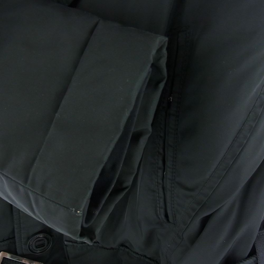 PEUTEREY ピューテリー 47293105 国内正規品 HURRICANE TXP09 ハリケーン 襟ラビットファー ダウンジャケット ブラック系 S【中古】