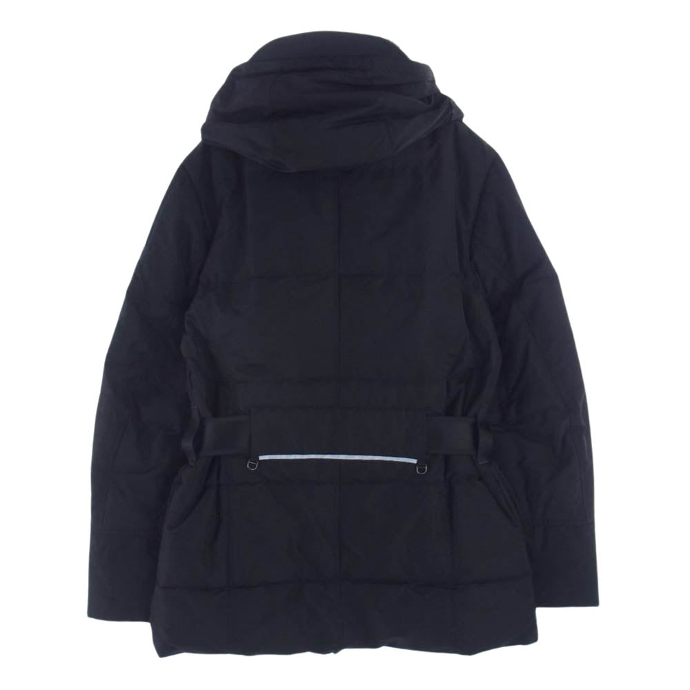 PEUTEREY ピューテリー 47283018 国内正規品 HURRICANE ハリケーン 襟ラビットファー ダウンジャケット ブラック系 S【中古】