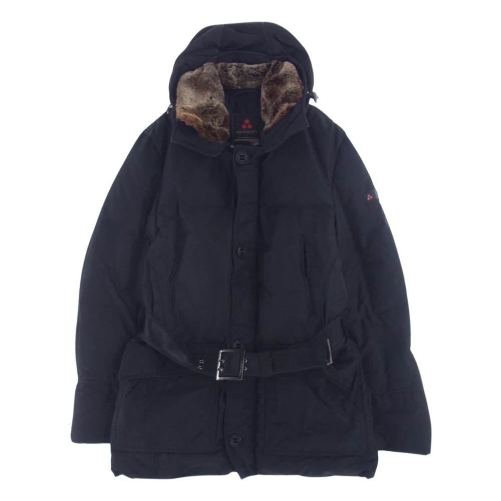 PEUTEREY ピューテリー 47283018 国内正規品 HURRICANE TXP08 NERO ハリケーン 襟ラビットファー ダウンジャケット ブラック系 S【中古】
