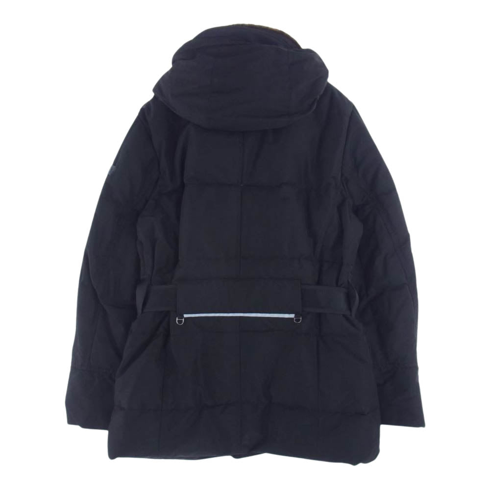 PEUTEREY ピューテリー 47283018 国内正規品 HURRICANE TXP08 NERO ハリケーン 襟ラビットファー ダウンジャケット ブラック系 S【中古】