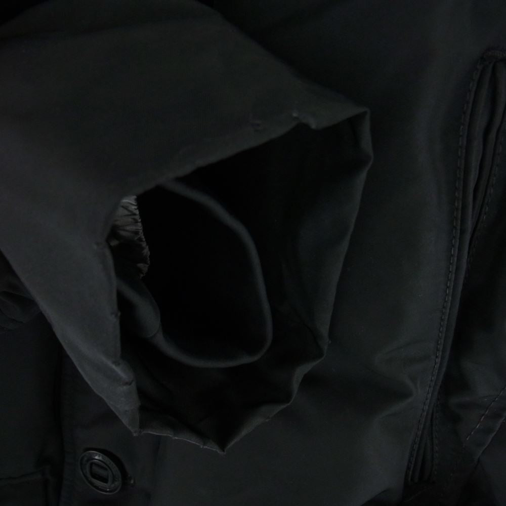 PEUTEREY ピューテリー 47283018 国内正規品 HURRICANE ハリケーン 襟ラビットファー ダウンジャケット ブラック系 S【中古】