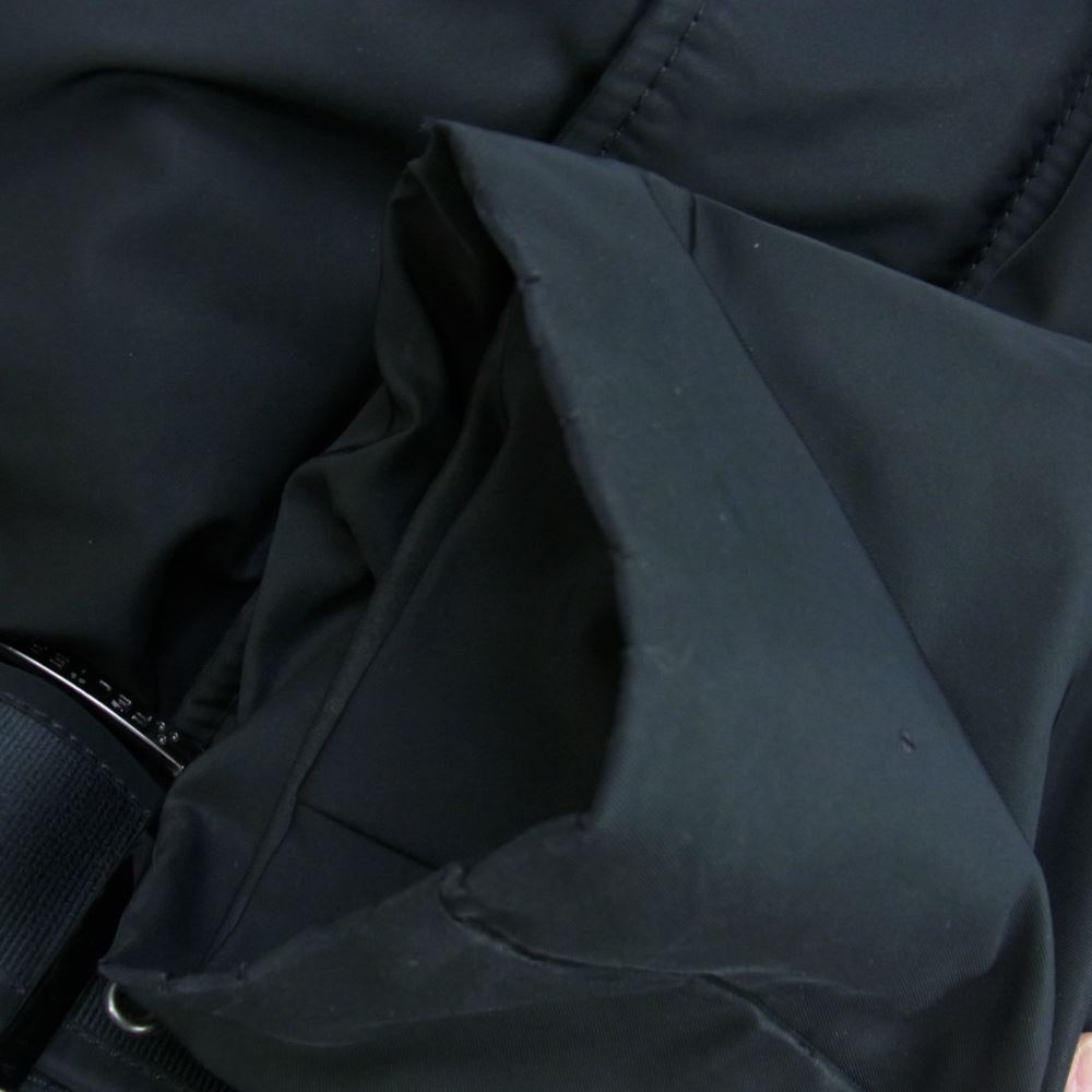 PEUTEREY ピューテリー 47283018 国内正規品 HURRICANE ハリケーン 襟ラビットファー ダウンジャケット ブラック系 S【中古】