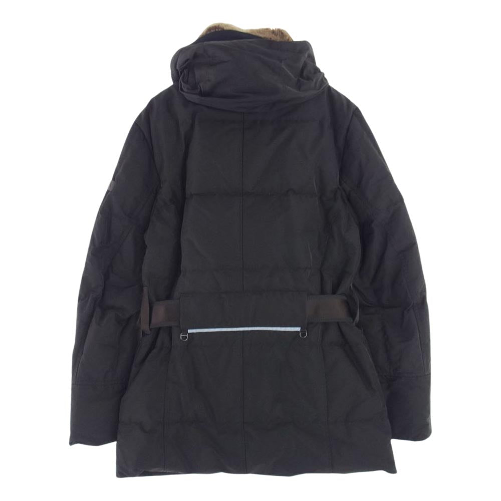 PEUTEREY ピューテリー 47283018 国内正規品 HURRICANE ハリケーン 襟ラビットファー ダウンジャケット カーキ系 色番961 S【中古】