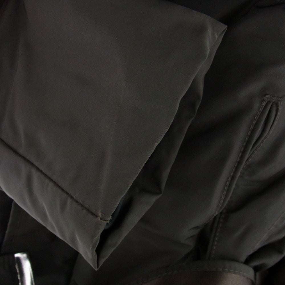 PEUTEREY ピューテリー 47283018 国内正規品 HURRICANE ハリケーン 襟ラビットファー ダウンジャケット カーキ系 色番961 S【中古】