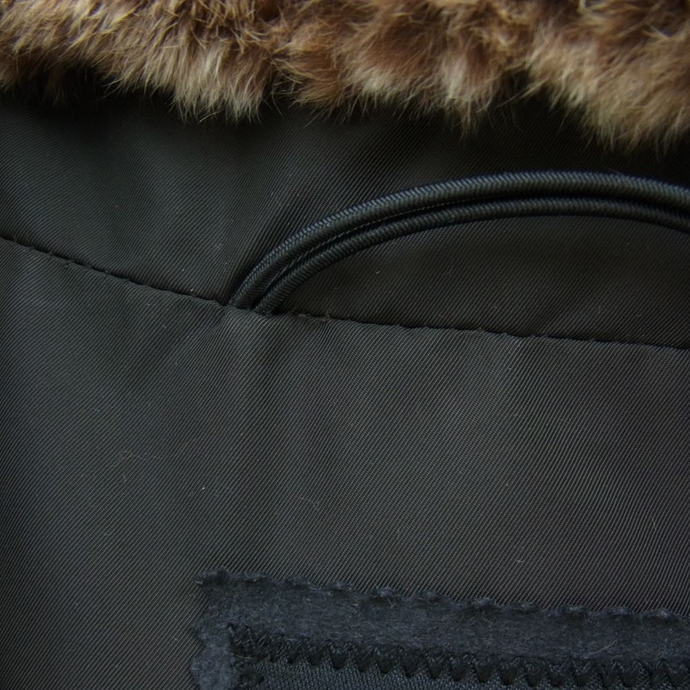 PEUTEREY ピューテリー 47283018 国内正規品 HURRICANE ハリケーン 襟ラビットファー ダウンジャケット カーキ系 色番961 S【中古】