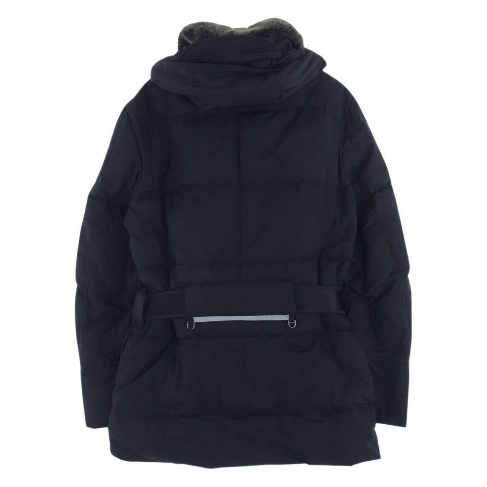 PEUTEREY ピューテリー 47293105 国内正規品 HURRICANE TXP 09 ハリケーン 襟ラビットファー ダウンジャケット ブラック系 S【中古】