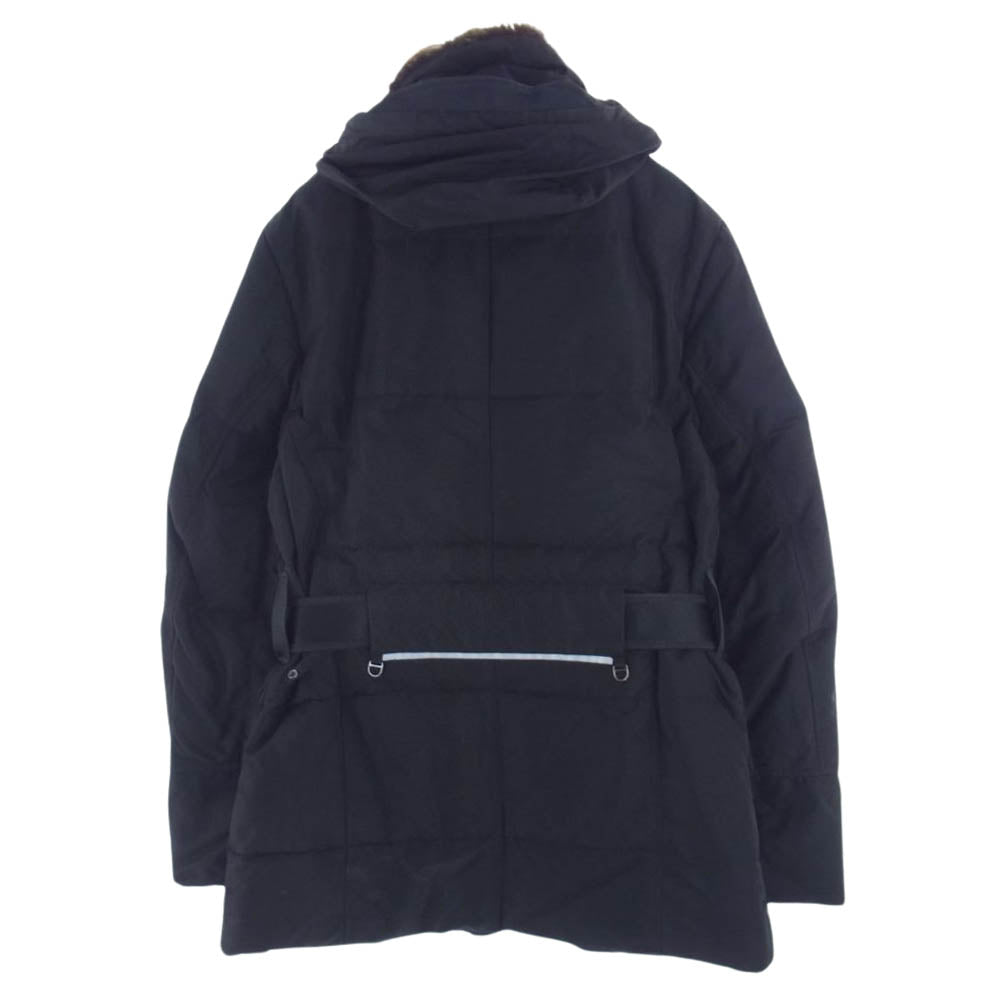 PEUTEREY ピューテリー 47283018 国内正規品 HURRICANE TXP08 NERO ハリケーン 襟ラビットファー ダウンジャケット ブラック系 S【中古】