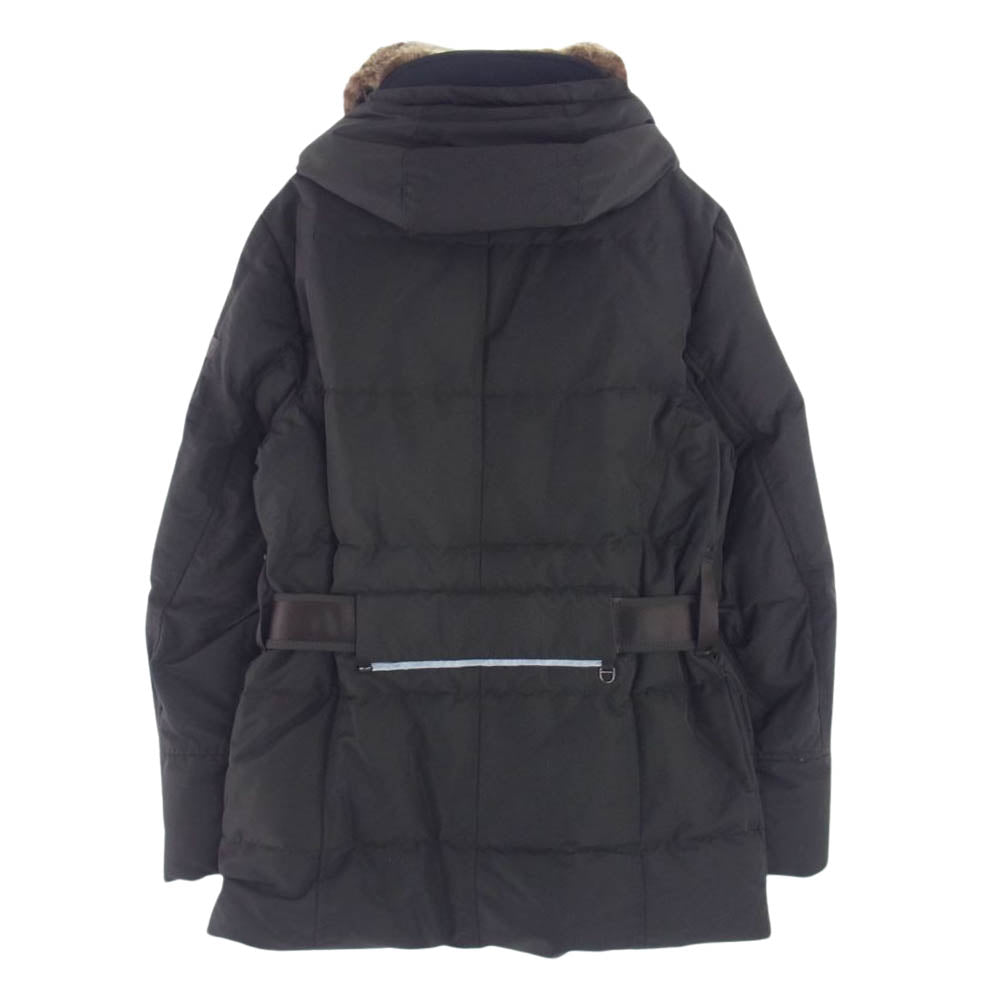 PEUTEREY ピューテリー 47283018 国内正規品 HURRICANE ハリケーン 襟ラビットファー ダウンジャケット カーキ カーキ系 色番961 S【中古】