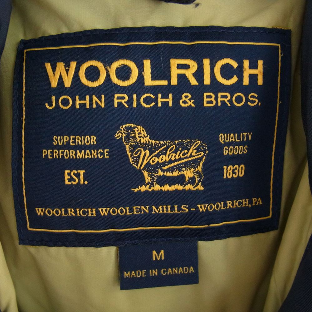 WOOLRICH ウールリッチ 1202039 国内正規品 Arctic Parka アークティックパーカ ダウンジャケット ネイビー ネイビー系 M【中古】