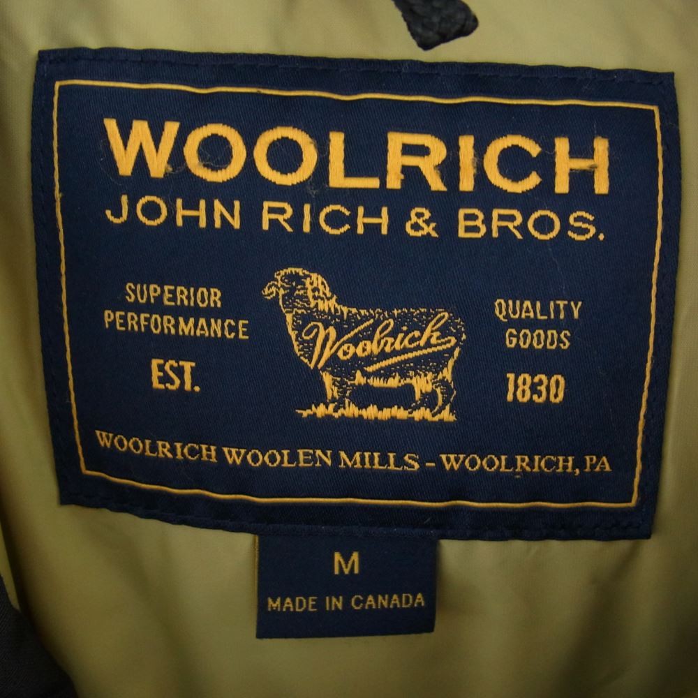 WOOLRICH ウールリッチ 1202039 国内正規品 Arctic Parka アークティックパーカ ダウンジャケット ブラック ブラック系 M【中古】