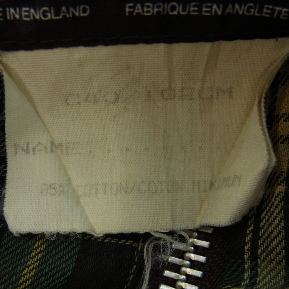 Barbour バブアー 8711585/7 BURGHLEY バーレー 3ワラント オイルドジャケット ハンティングコート ダークブラウン系 C40 102CM【中古】