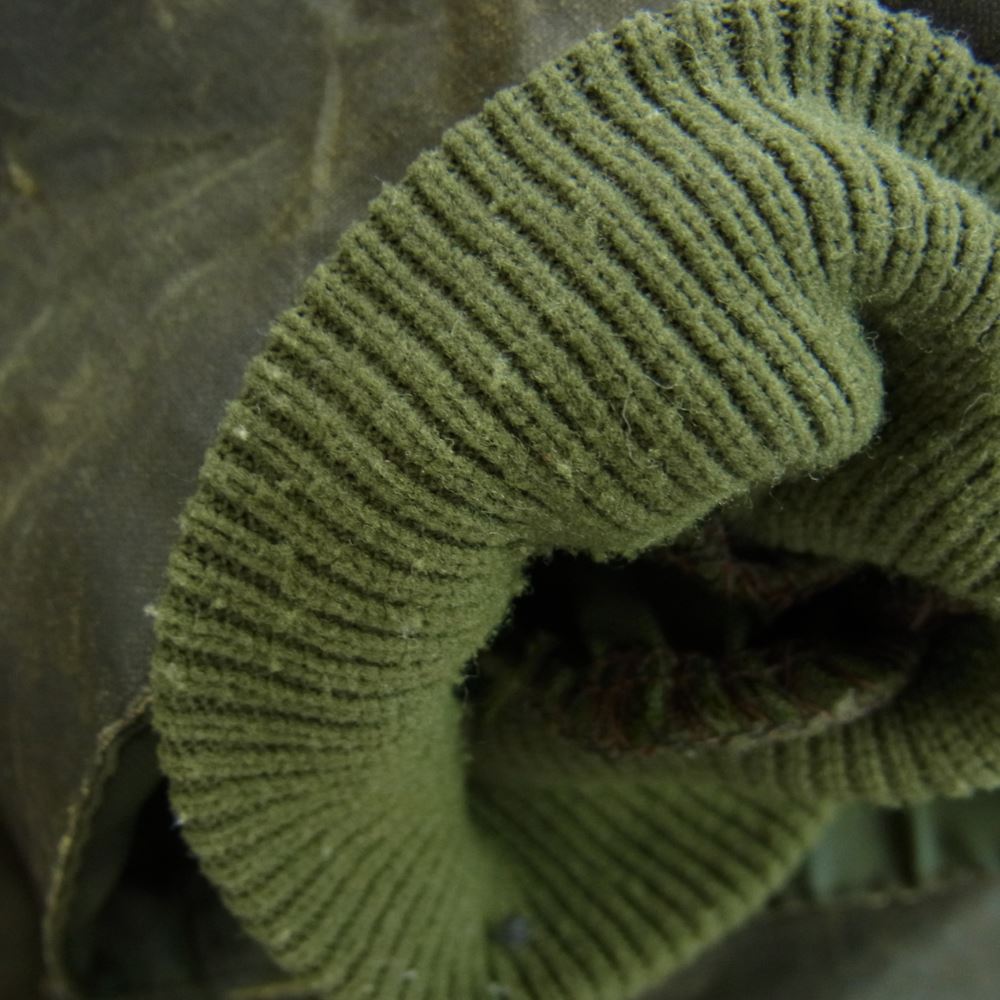 Barbour バブアー 8711585/7 BURGHLEY バーレー 3ワラント オイルドジャケット ハンティングコート ダークブラウン系 C40 102CM【中古】