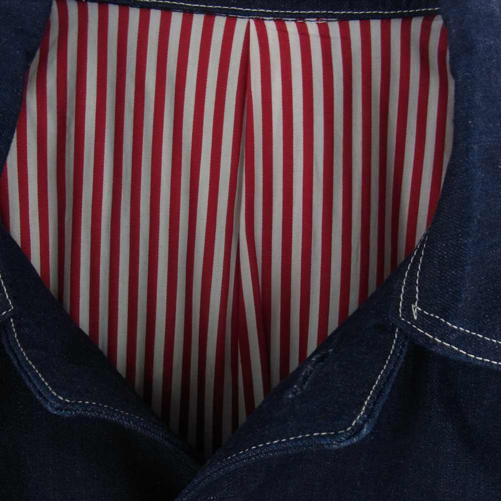 WACKO MARIA ワコマリア 14SS 14SS-CT-15 デニム コート ジャケット 内ストライプ インディゴブルー系 S【中古】