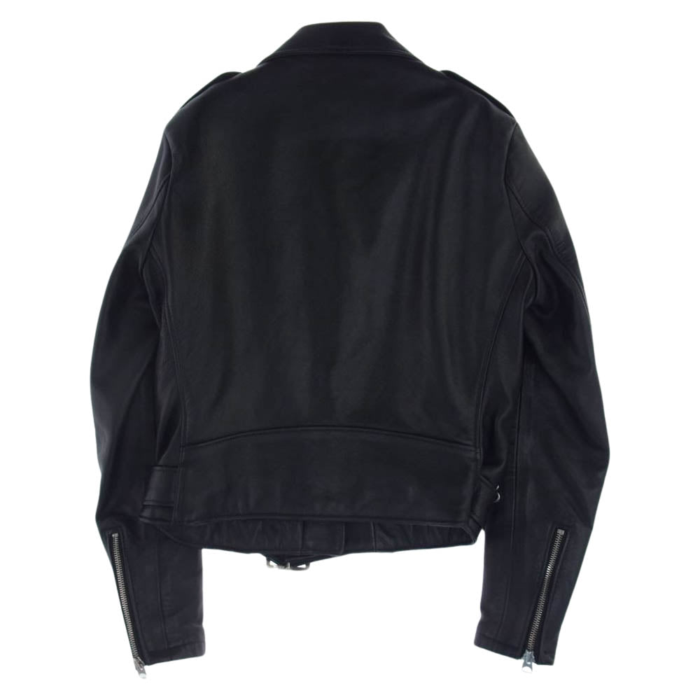 schott ショット 7197 218W 国内正規品 BROS ブロス ラムレザー ワンスター ダブル ライダース ジャケット ブラック系 M【中古】