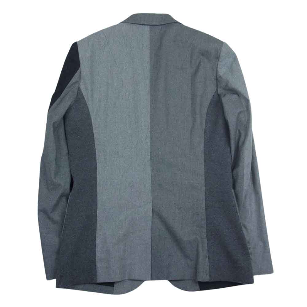 1piu1uguale3 ウノピュウノウグァーレトレ MRB515 CRAZY RIB JACKET ソフトサーモ クレイジー リブ ジャケット グレー系 4【中古】