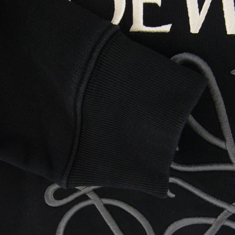 LOEWE ロエベ 22AW H526Y24J07 アナグラム コットン スウェット トレーナー ブラック系 S【中古】