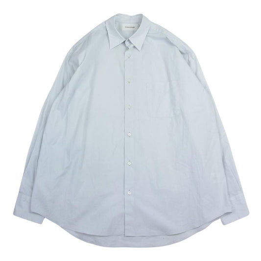 markaware マーカウェア 22AW A22A-10SH01C NEW COMFORT FIT SHIRTS SOKTAS ORGANIC COTTON POPL コンフォート フィット シャツ オーガニックコットン ライトグレー系 2【中古】