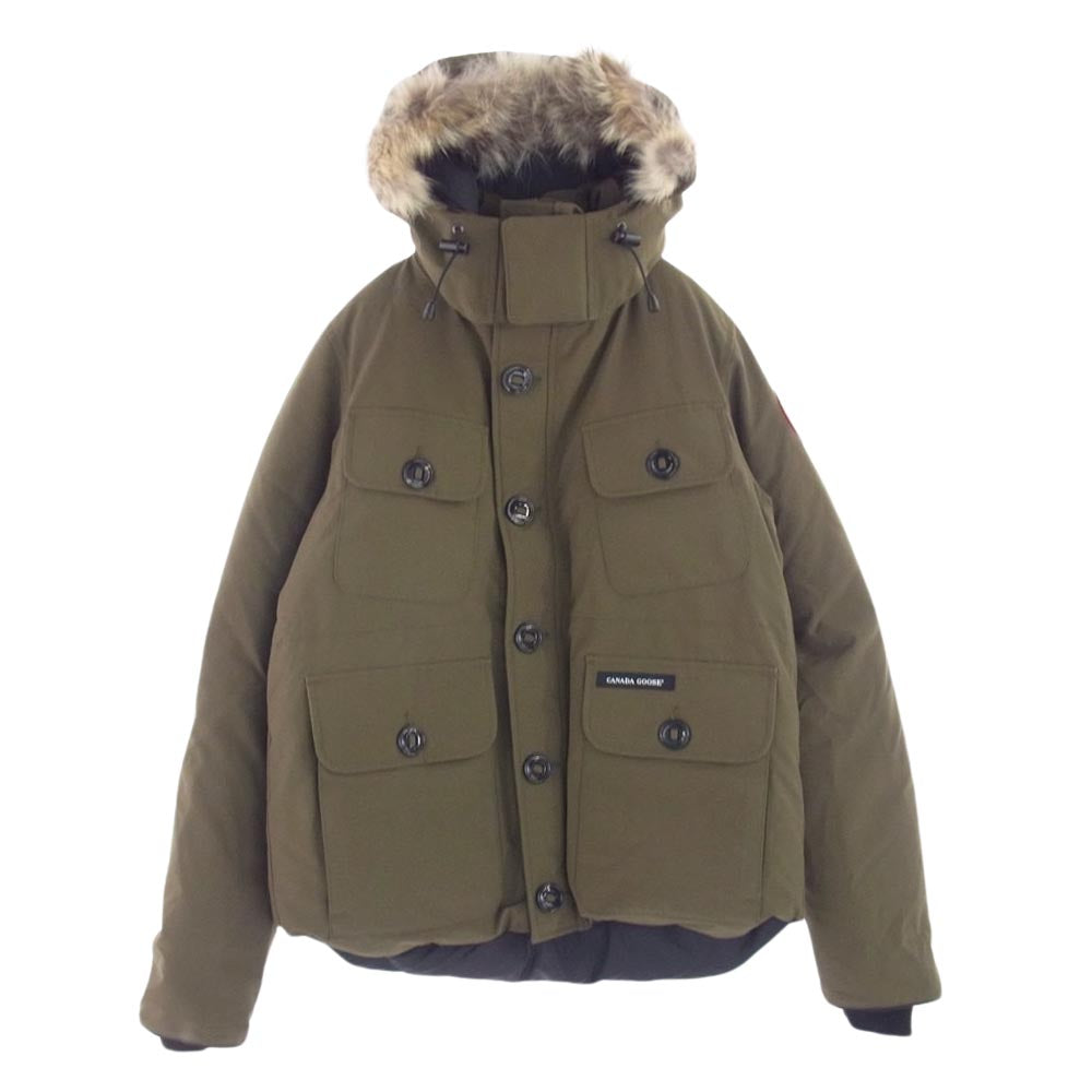 CANADA GOOSE カナダグース 2301JM 国内正規品 サザビーリーグタグ Russel Parka Heritage ラッセルパーカー ダウンジャケット カーキ系 L【中古】