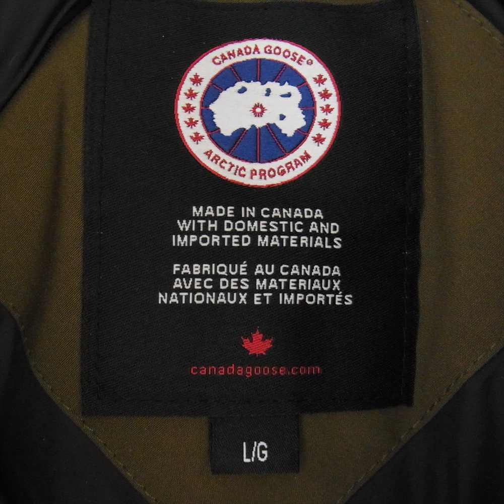 CANADA GOOSE カナダグース 2301JM 国内正規品 サザビーリーグタグ Russel Parka Heritage ラッセルパーカー ダウンジャケット カーキ系 L【中古】