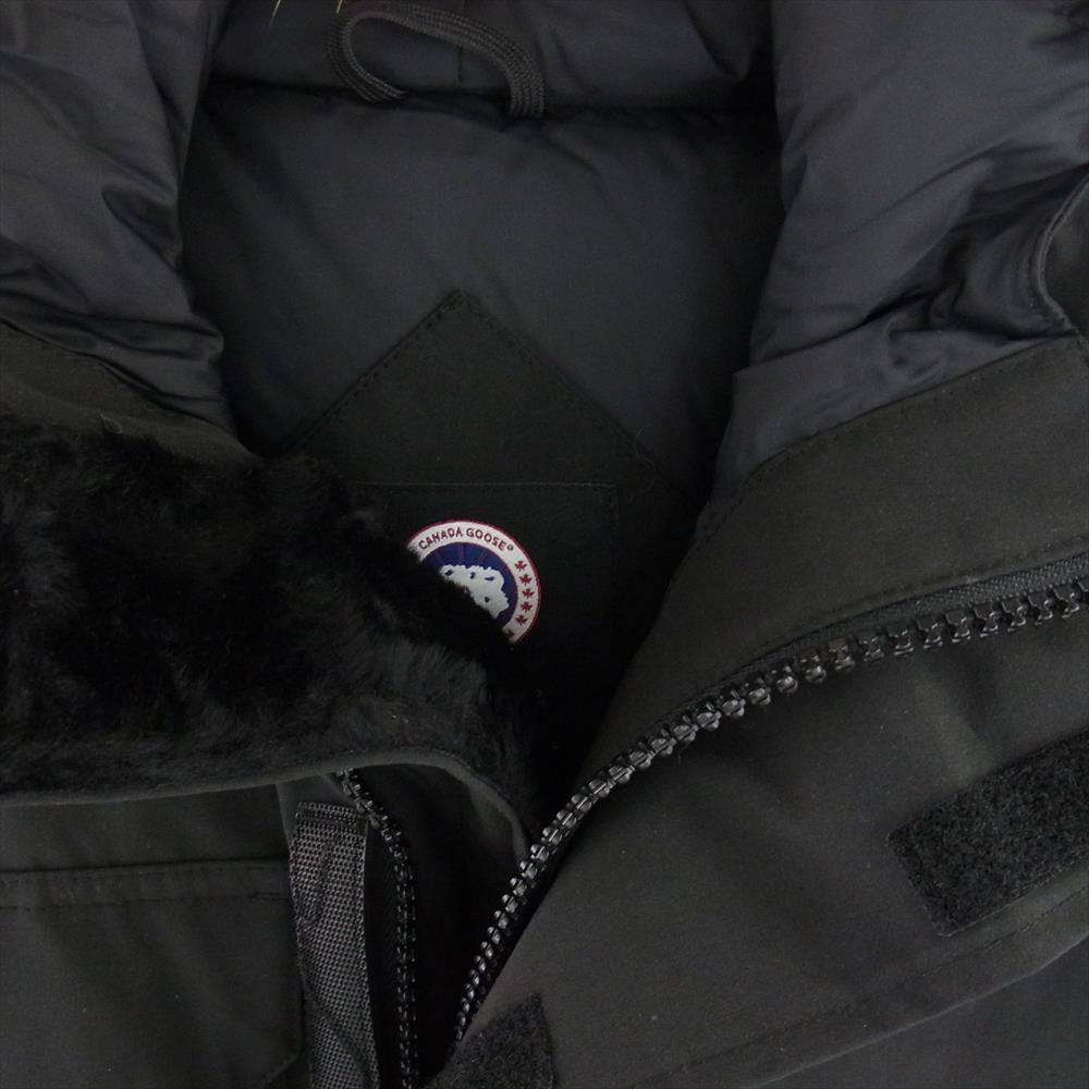 CANADA GOOSE カナダグース 4567MA  国内正規品 サザビーリーグタグ CITADEL PARKA FUSION FIT シタデルパーカ フュージョンフィット ダウンジャケット ブラック ブラック系 L【美品】【中古】