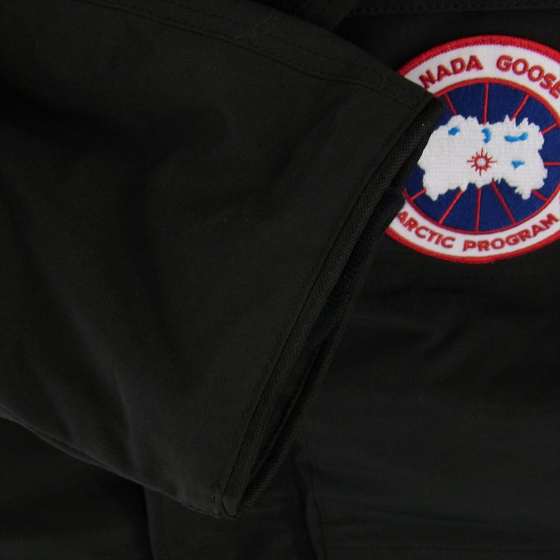 CANADA GOOSE カナダグース 4567MA 国内正規品 サザビーリーグタグ CITADEL PARKA FUSION FIT シタデルパーカ  フュージョンフィット ダウンジャケット ブラック ブラック系 L【美品】【中古】