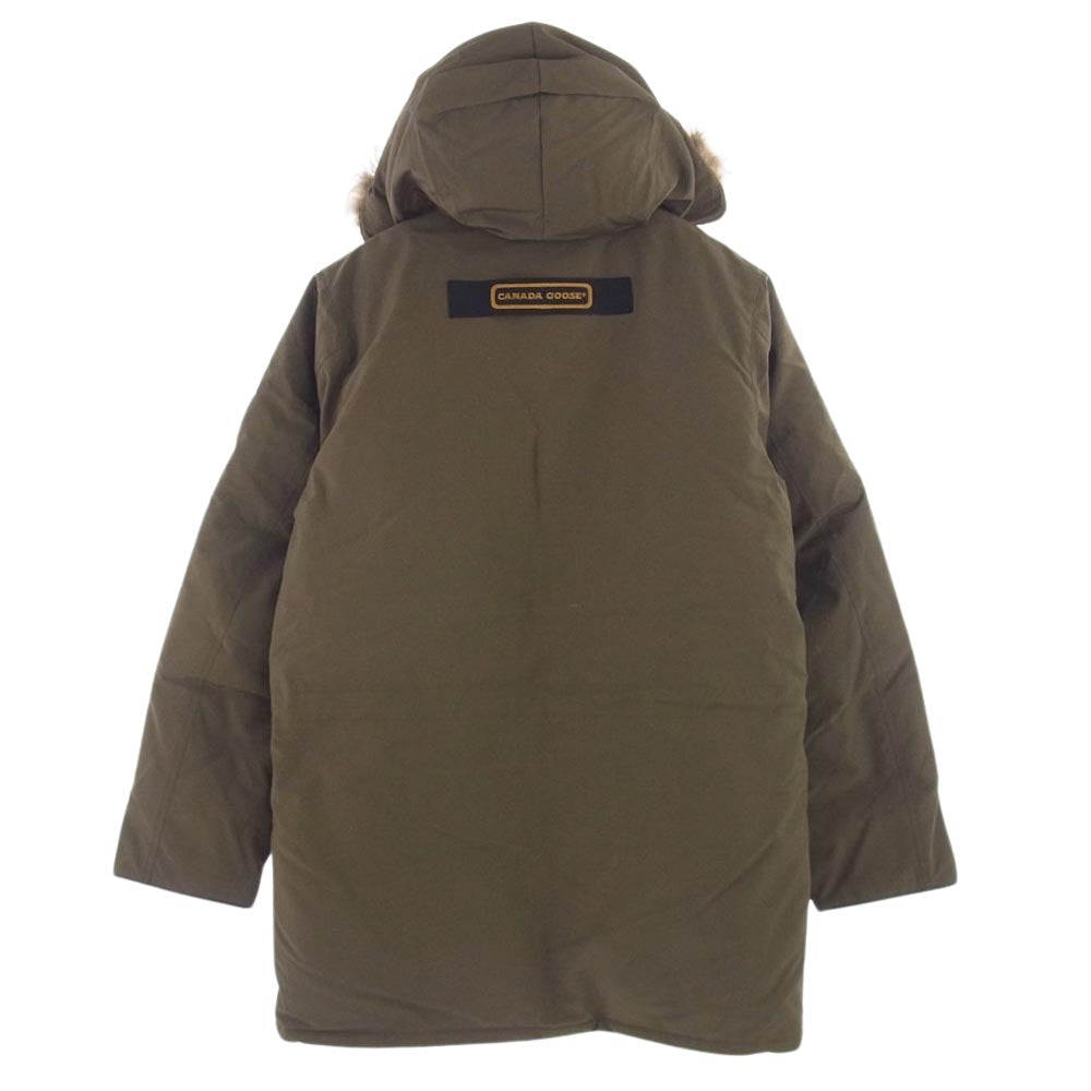 CANADA GOOSE カナダグース 4567MA 国内正規品 サザビーリーグタグ CITADEL PARKA FUSION FIT シタデルパーカ フュージョンフィット ダウンジャケット カーキ カーキ系 L【新古品】【未使用】【中古】