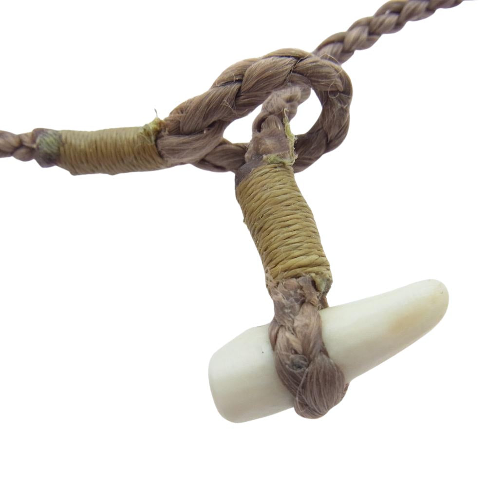 カズボーン フィッシュフック ハワイアンコア ボーン ネックレス オフホワイト系【中古】