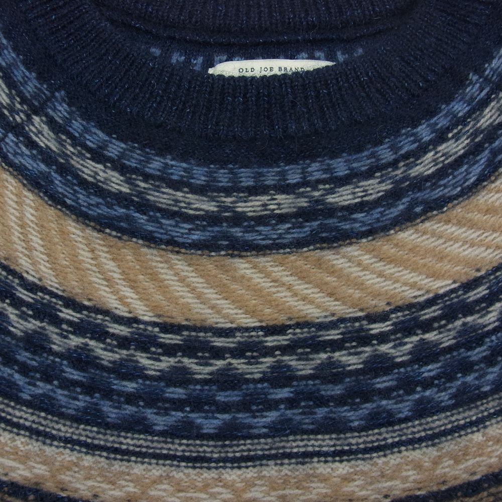 オールドジョー 162KN04 INDIGO MOHAIR NORDECK SWEATER インディゴ