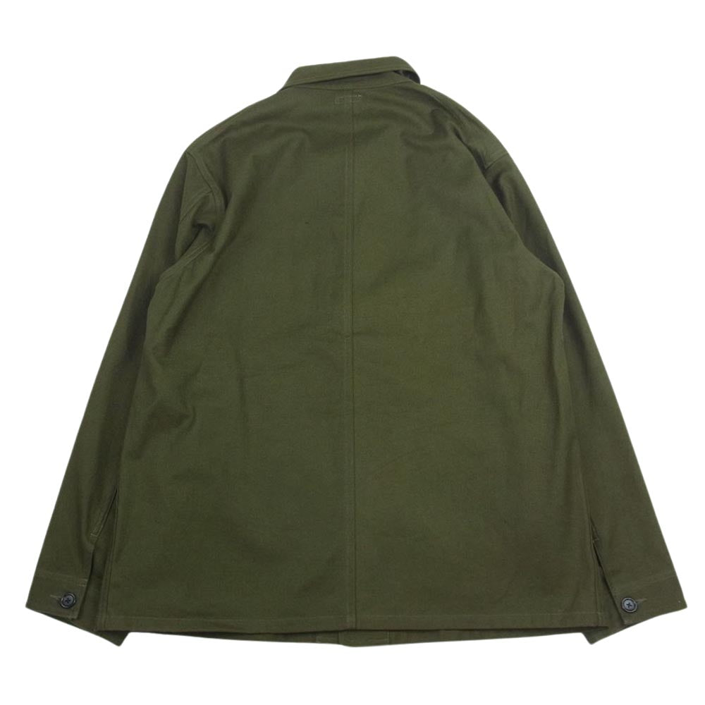 PHIGVEL フィグベル PMAK-SJ01 FRENCH WORK JACKET フレンチ ワーク ジャケット カーキ系 3【中古】