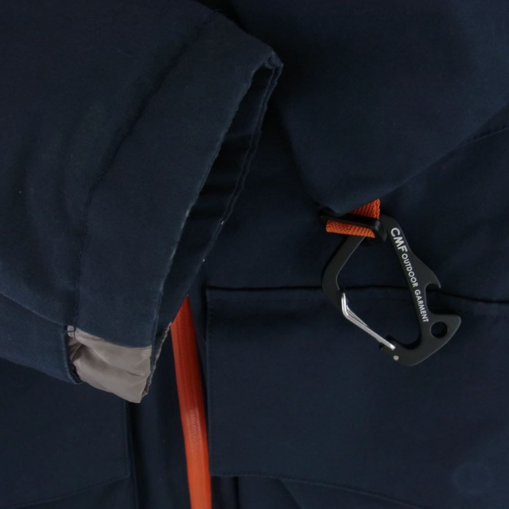 コンフィアウトドアガーメント 止水ジップ ダウン ジャケット ダークネイビー系 L【中古】