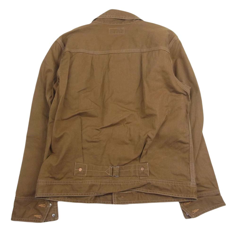 FREEWHEELERS フリーホイーラーズ 2121010 IRONHEAD WORK JACKET ウッズマン アイアンヘッド ワーク ジャケット ブラウン系 38【中古】