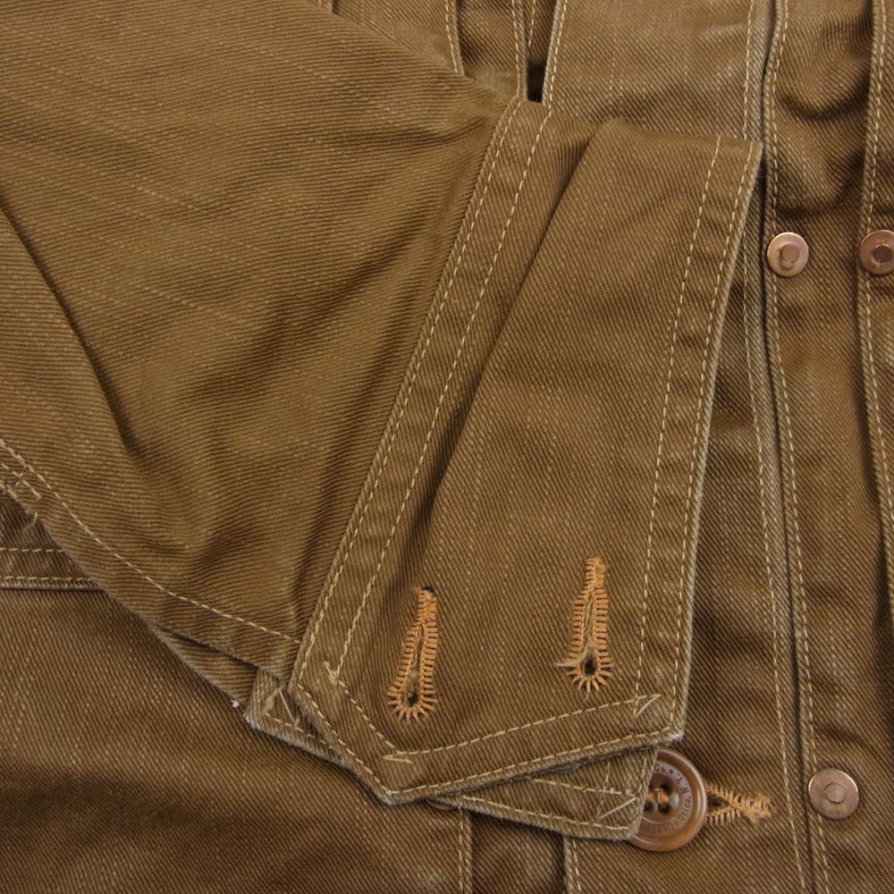 FREEWHEELERS フリーホイーラーズ 2121010 IRONHEAD WORK JACKET ウッズマン アイアンヘッド ワーク ジャケット ブラウン系 38【中古】