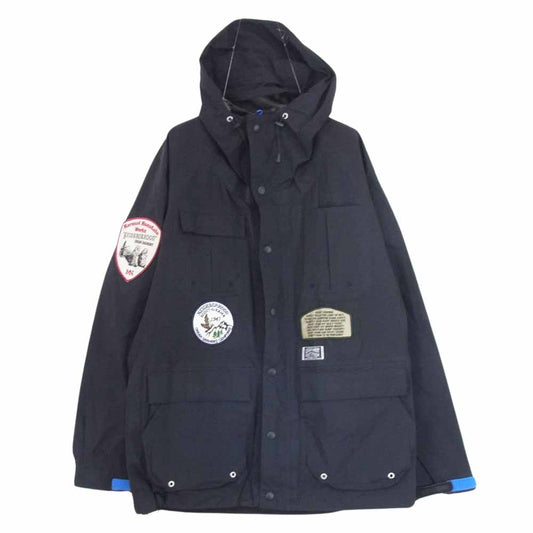 NEIGHBORHOOD ネイバーフッド 092DEMAN-JKM04 マーモット MOUNTAIN PARKA GORE TEX ゴアテックス ワッペン マウンテンパーカー ブラック系 M【中古】