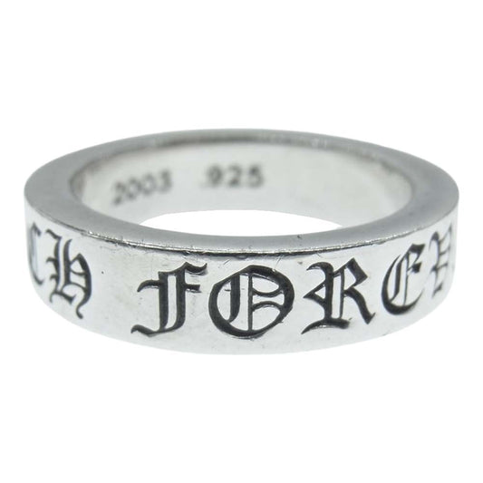 CHROME HEARTS クロムハーツ（原本無） 6mm SPACER FOREVER スペーサー フォーエバー リング シルバー系 21号【中古】