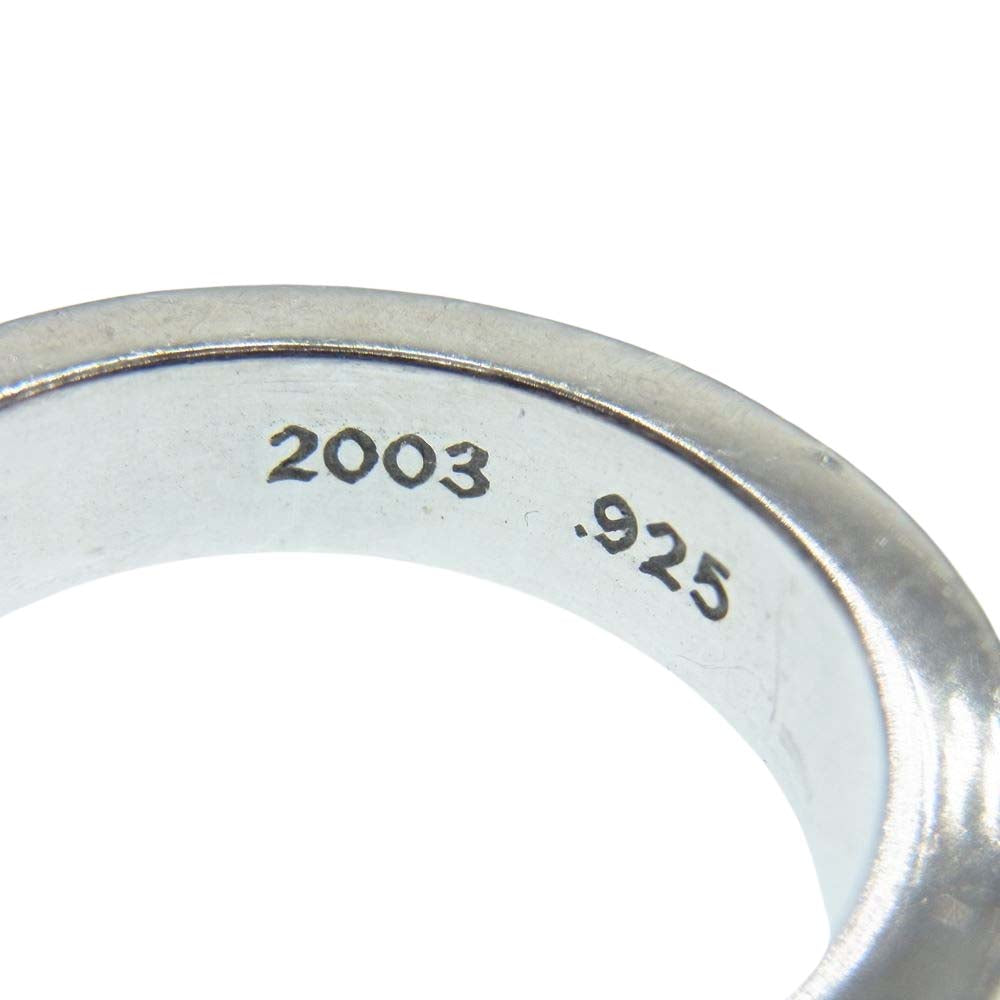 CHROME HEARTS クロムハーツ（原本無） 6mm SPACER FOREVER スペーサー フォーエバー リング シルバー系 21号【中古】
