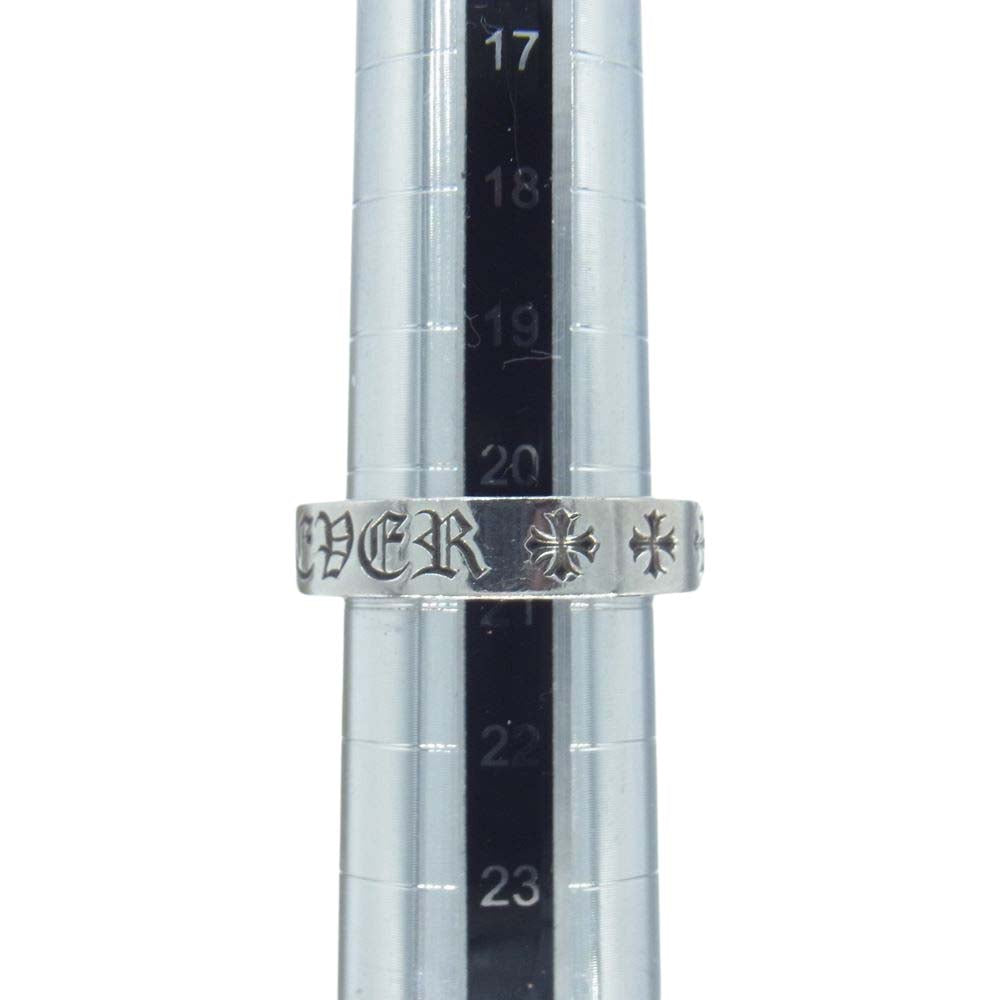 CHROME HEARTS クロムハーツ（原本無） 6mm SPACER FOREVER スペーサー フォーエバー リング シルバー系 21号【中古】