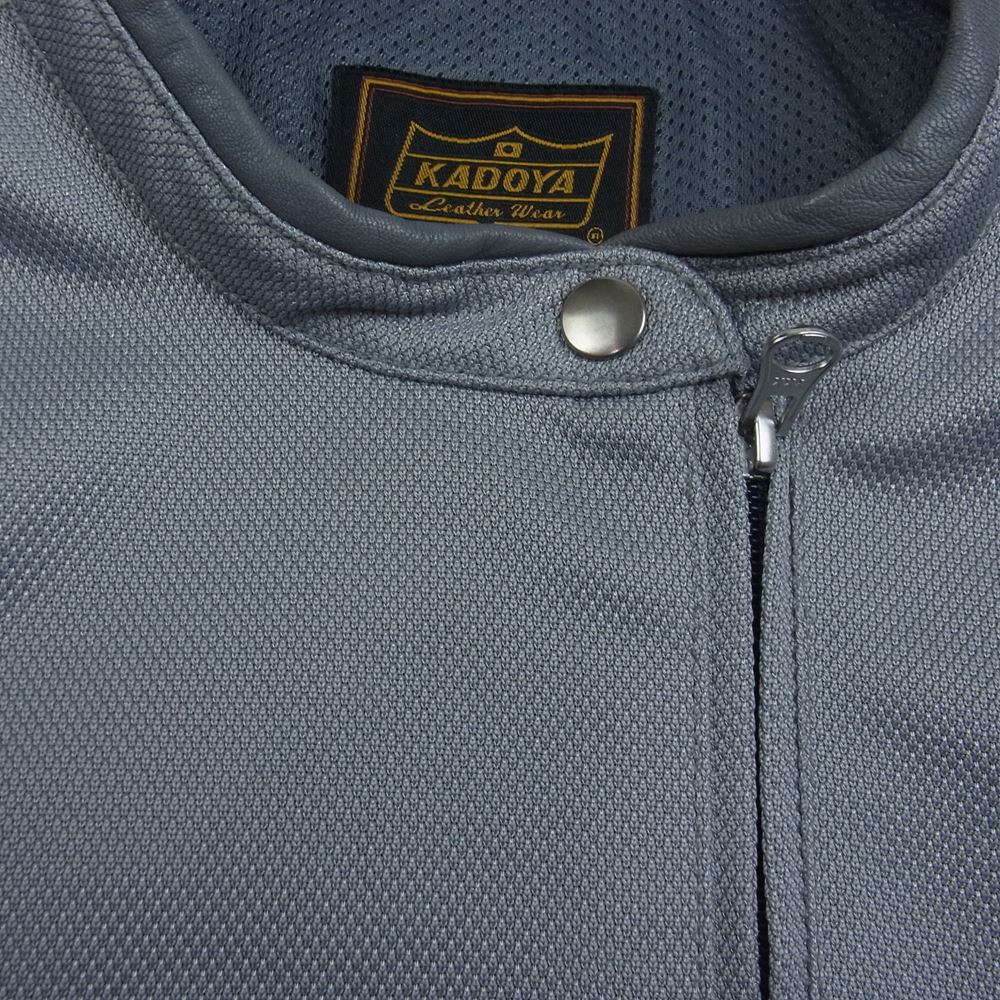 KADOYA カドヤ K'S PRODUCT ライディング メッシュ ジャケット グレー グレー系 WM【中古】