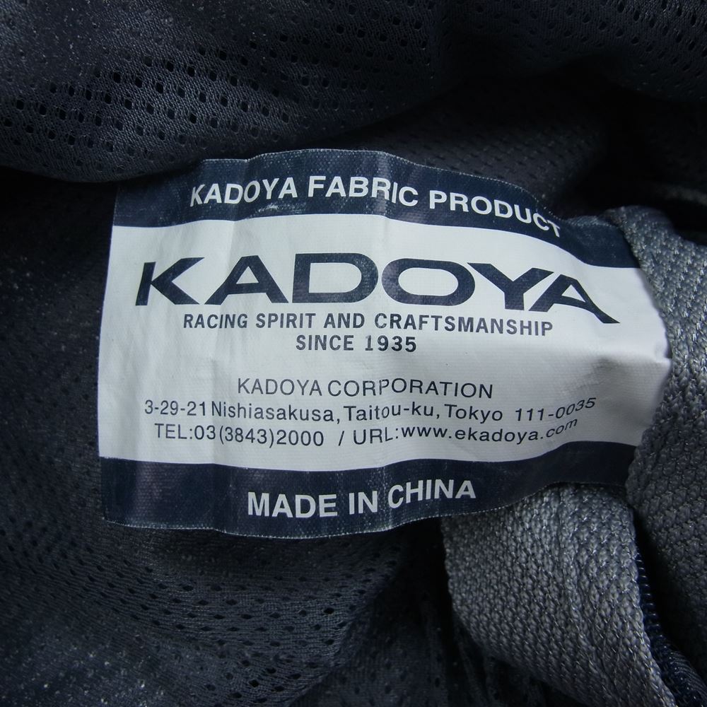 KADOYA カドヤ K'S PRODUCT ライディング メッシュ ジャケット グレー グレー系 WM【中古】