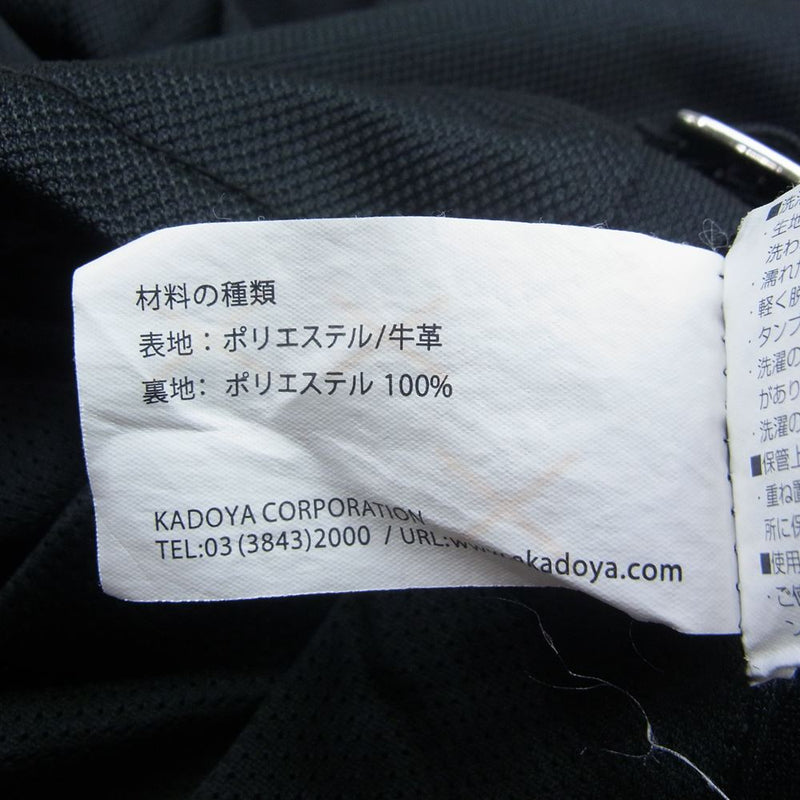 KADOYA カドヤ K'S PRODUCT ライディング メッシュ ジャケット ブラック ブラック系 L【中古】