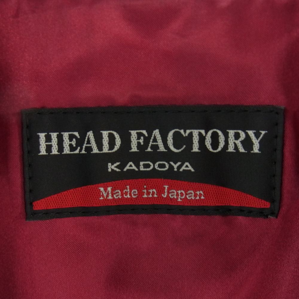 KADOYA カドヤ HEAD FACTORY K’s LEATHER レザー シングル ライダース ジャケット ブラック系【中古】