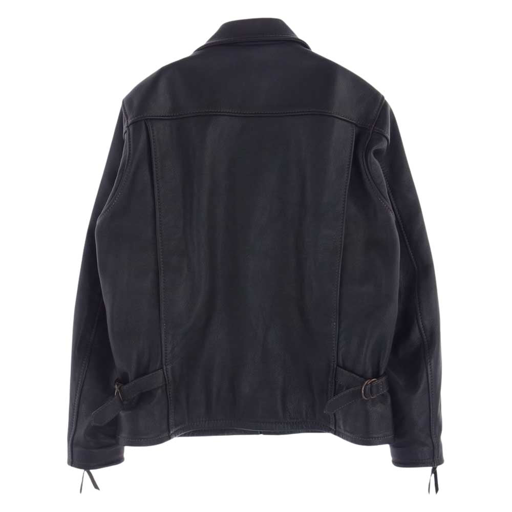 KADOYA カドヤ HEAD FACTORY レザー シングル ライダース ジャケット ブラック系【中古】