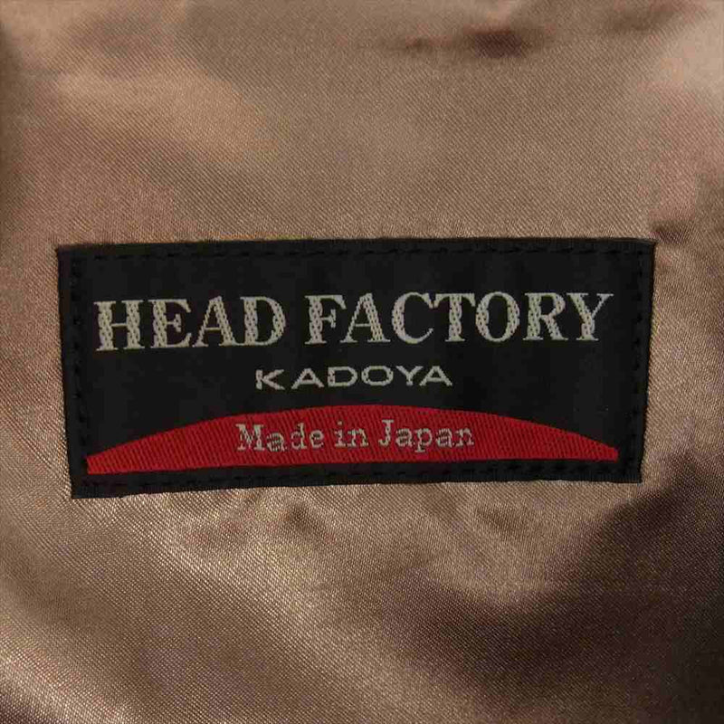 KADOYA カドヤ HEAD FACTORY レザー シングル ライダース ジャケット ブラック系【中古】